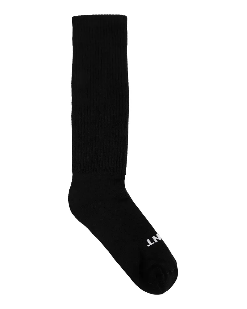 Rick Owens Tower Glitter Socks Black