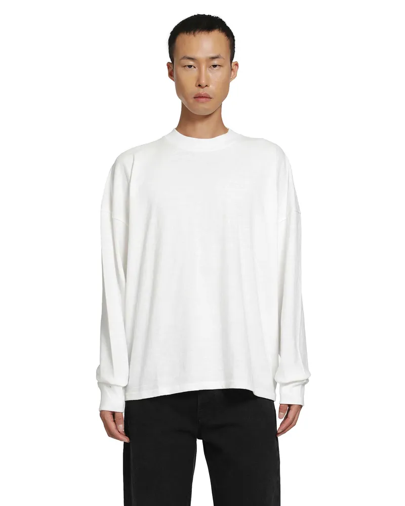 The Row Dolino Long Sleeve T-Shirt White