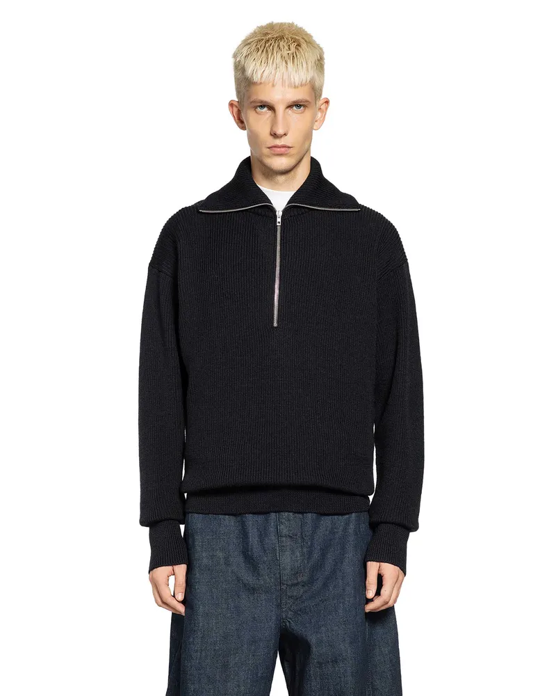 Christophe Lemaire MAN BLACK SWEATSHIRTS Black