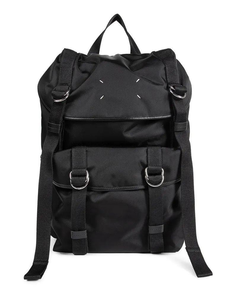 Maison Margiela WOMAN BLACK BACKPACKS & TRAVEL BAGS 
