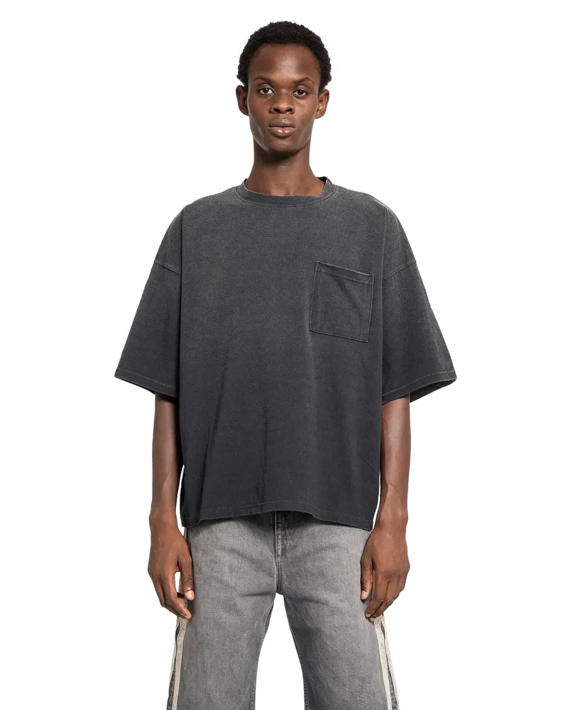 KAPITAL Jersey 2tones big Pocket (bone) t-shirt Multicolor