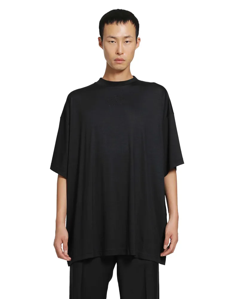 Gucci Made in Italy'' Modal Jersey T-Shirt Black
