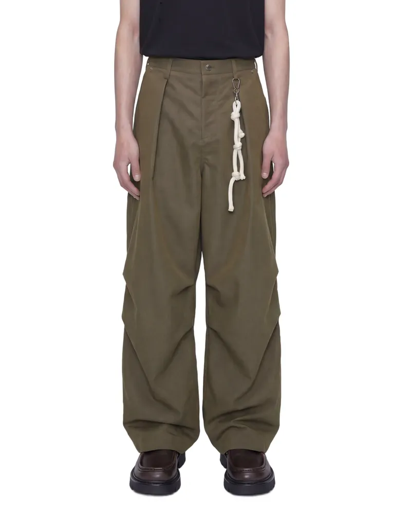 Song For The Mute Super Baggy Pants Green