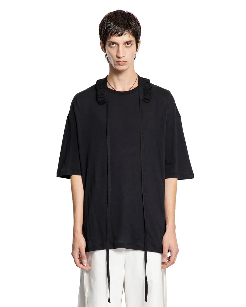Ann Demeulemeester Danvald High Comfort T-Shirt Black