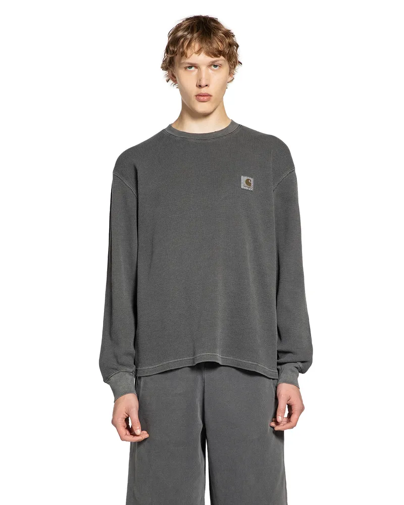Carhartt WIP L/S Vista Waffle T-Shirt Black