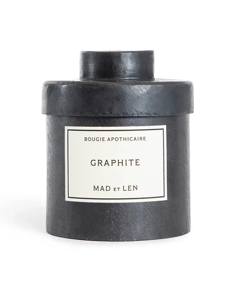 MAD et LEN Bougie D'Apothicaire Graphite Candle 