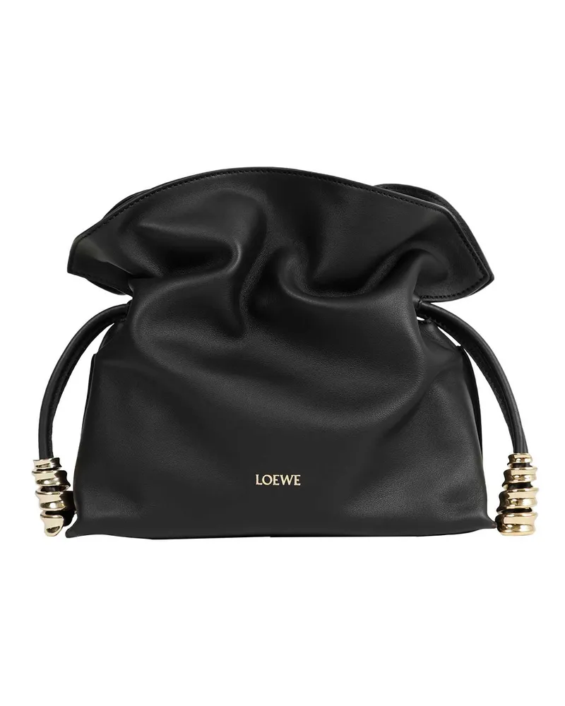 Loewe Mini Coil Flamenco Clutch Black