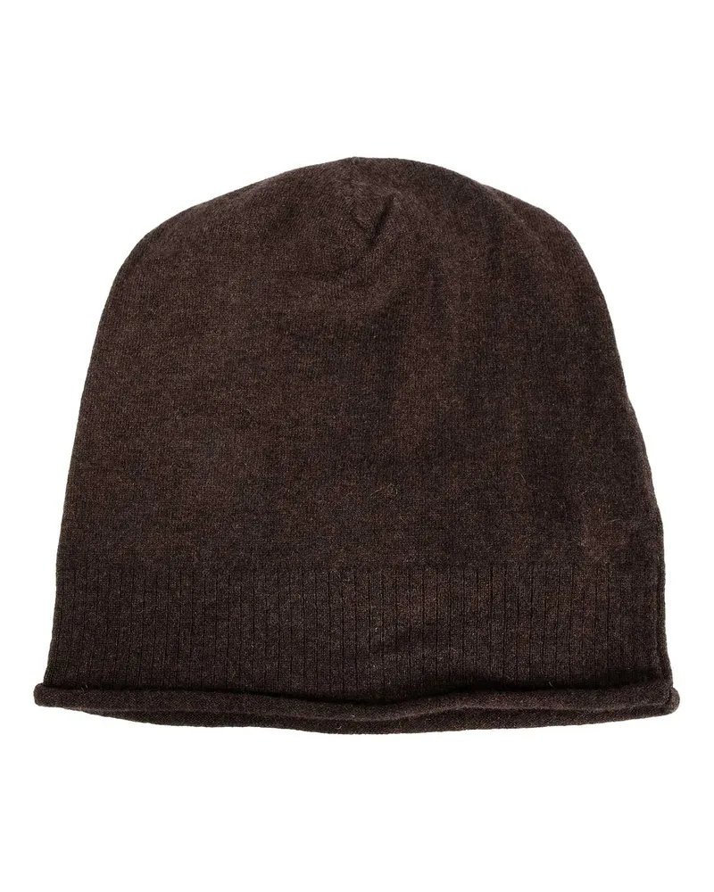 Ziggy Chen Oversized Beanie Brown