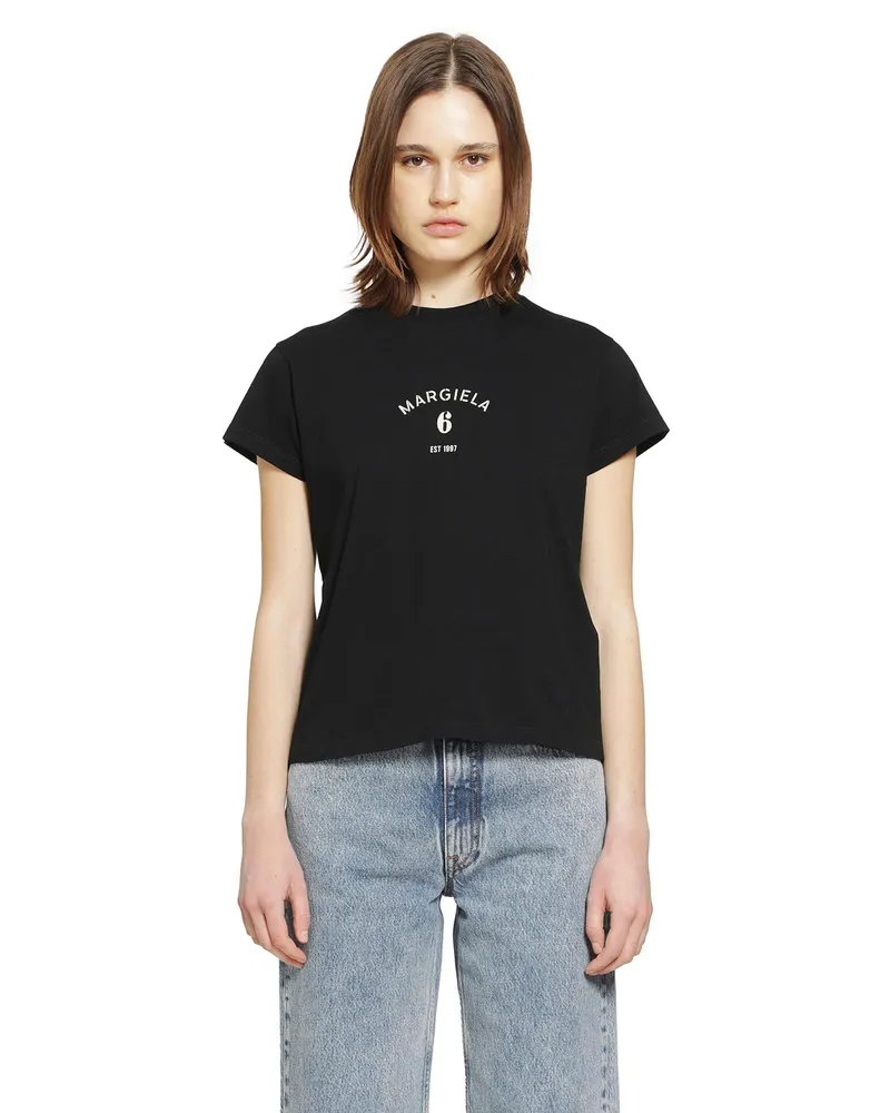 Maison Margiela Signature Jersey T-Shirt Black
