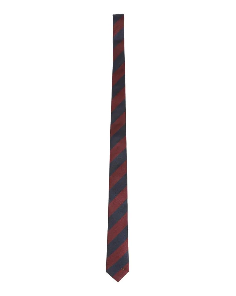 Valentino Garavani Valentie Regimental Silk Tie Multicolor
