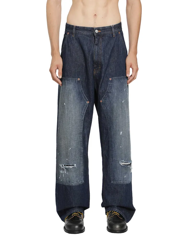 Maison Margiela Straight-Leg Jeans Blue
