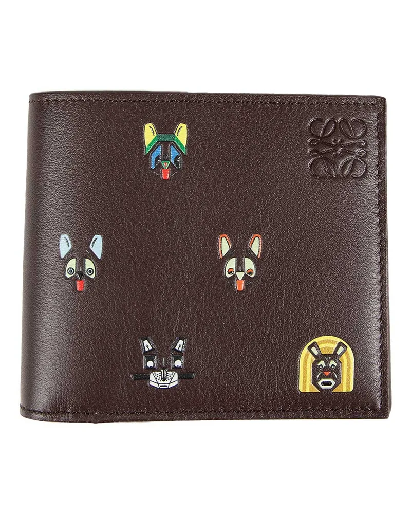 Loewe Studio Ghibli Bifold Wallet Brown