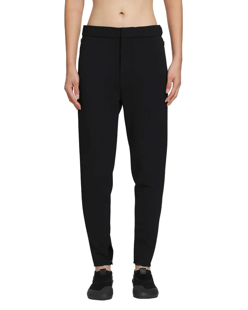 Loewe Stretch Wool Blend Trousers Black
