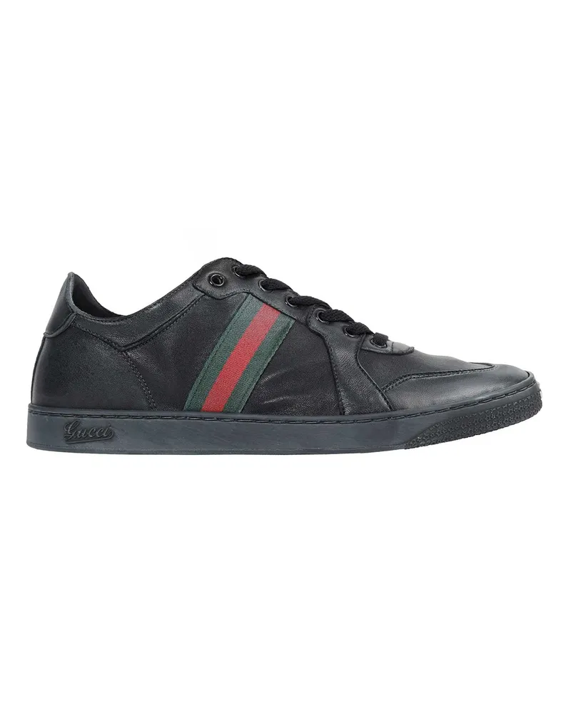 Gucci Stretch Low-Top Trainers Black