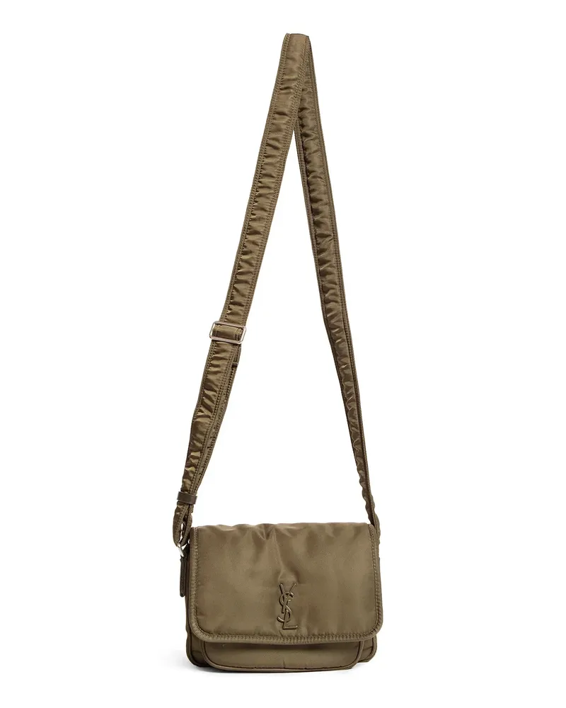 Saint Laurent Borsa a tracolla piccola Econyl Niki Green