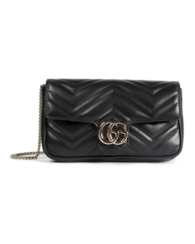 Gucci GG Marmont Small Shoulder Bag with Card Case Black