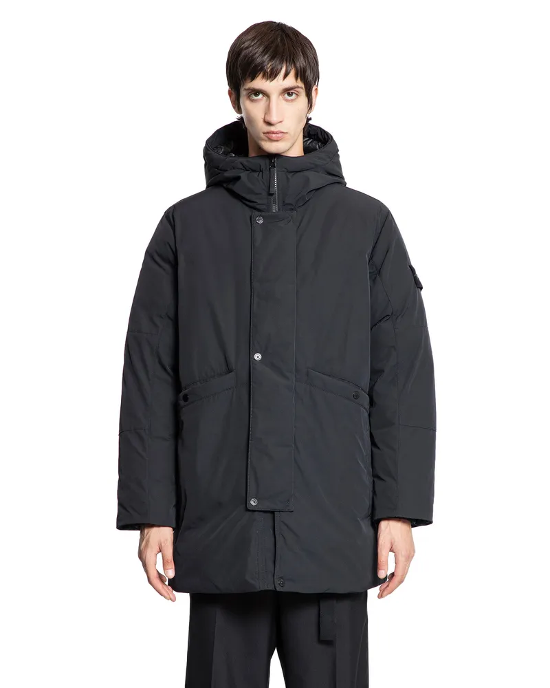 Stone Island 7100008 Padded Parka Black