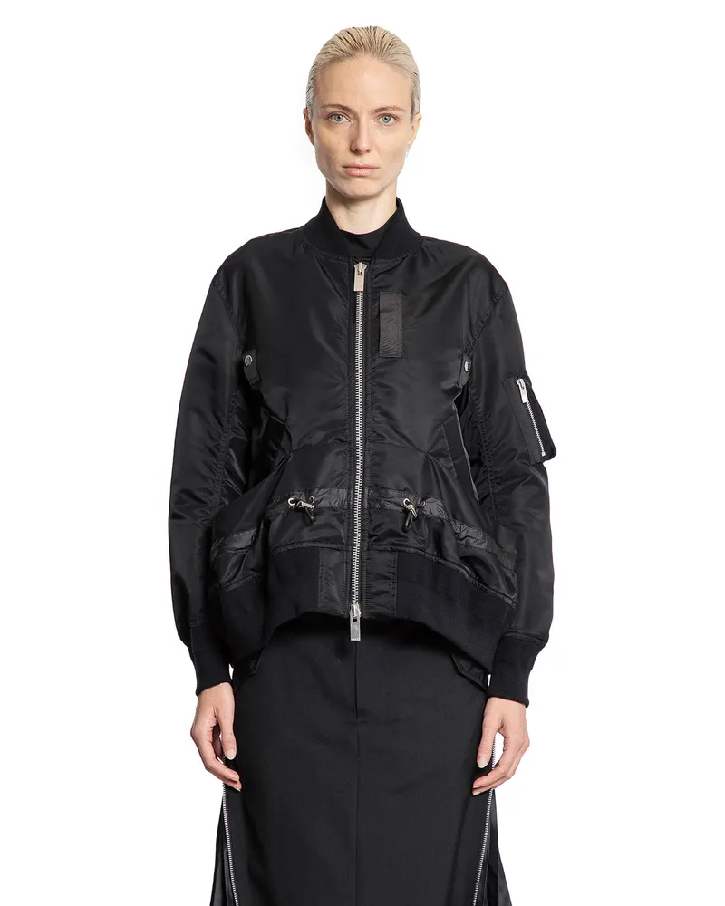 Sacai Nylon Twill Blouson Black