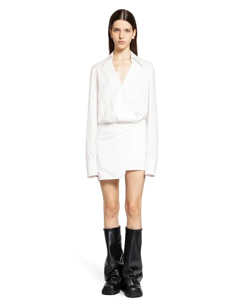 ATTICO Vestito Mini Camicia White