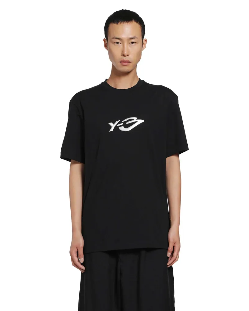 Y-3 Liquid Logo T-Shirt Black