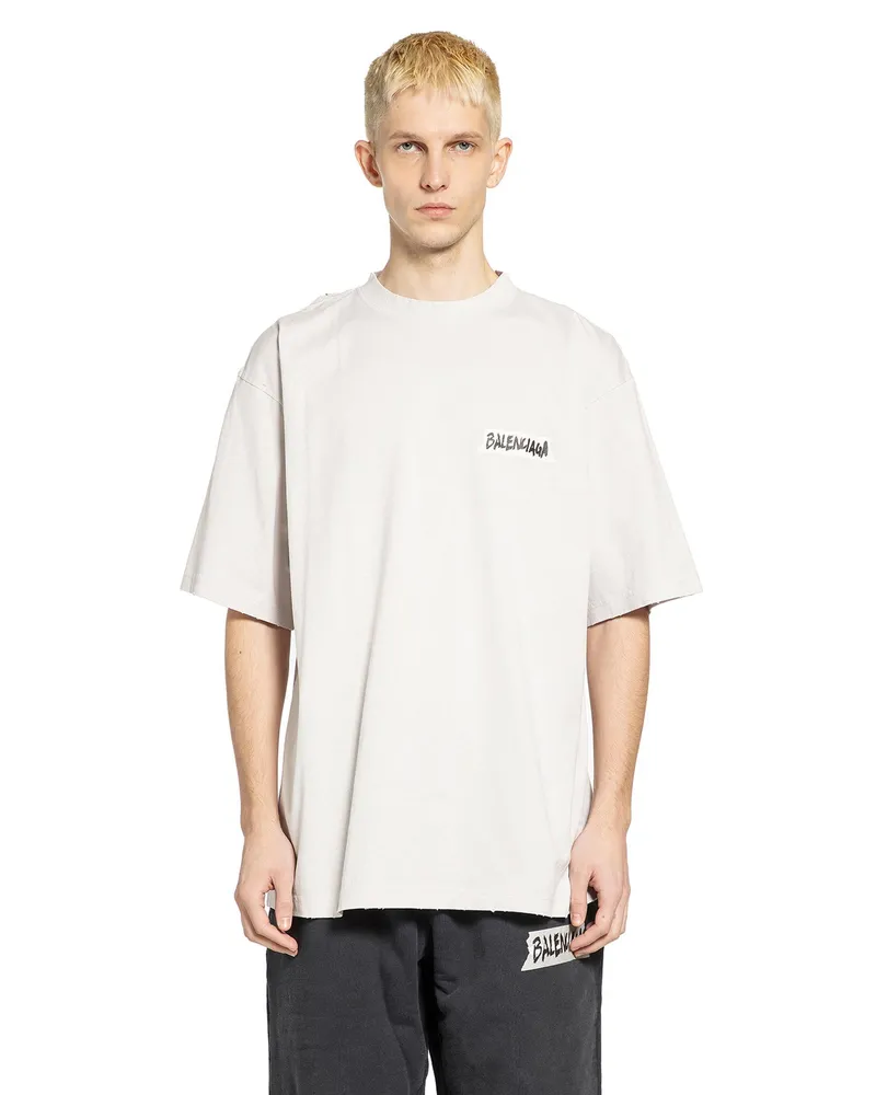 Balenciaga Masking Tape T-Shirt Off-white