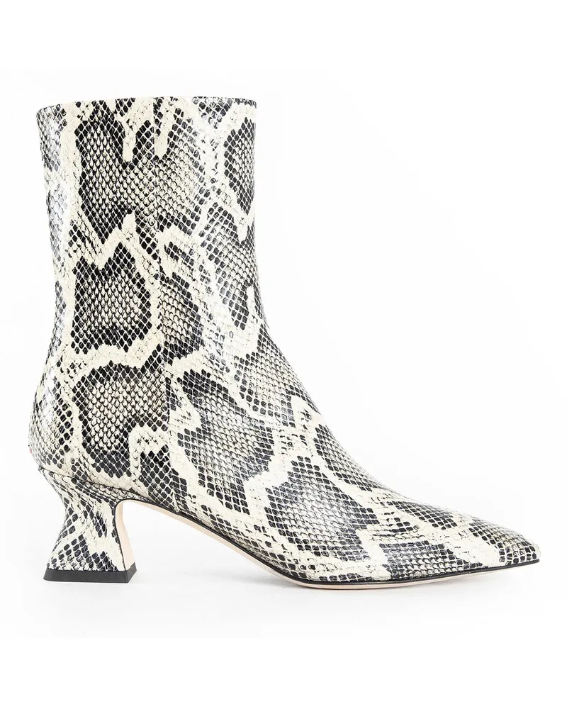 aeyde Koko Regal Heel Boots Beige