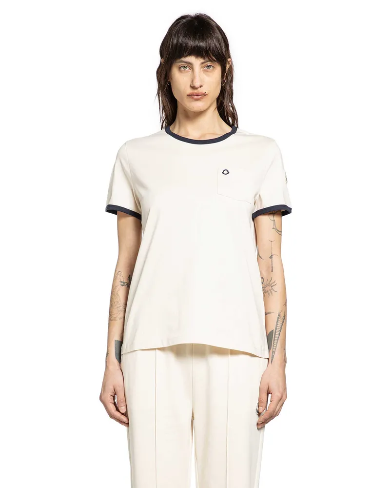 Moncler Ringer Pocket T-Shirt Off-white