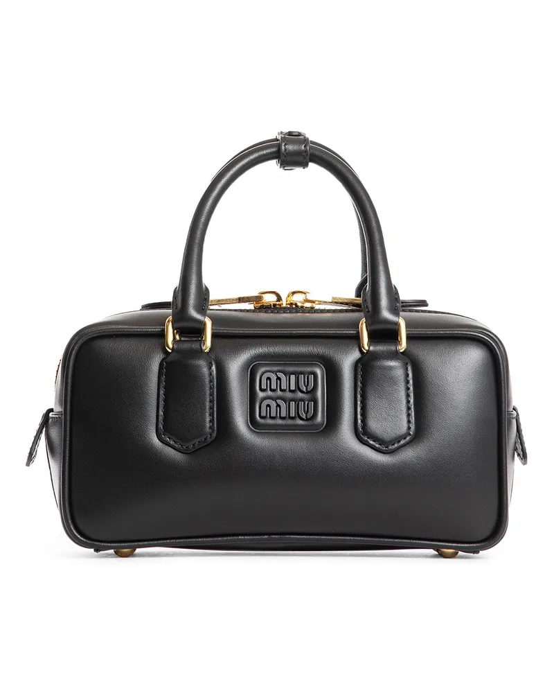 Miu Miu Arcadie leather bag Black