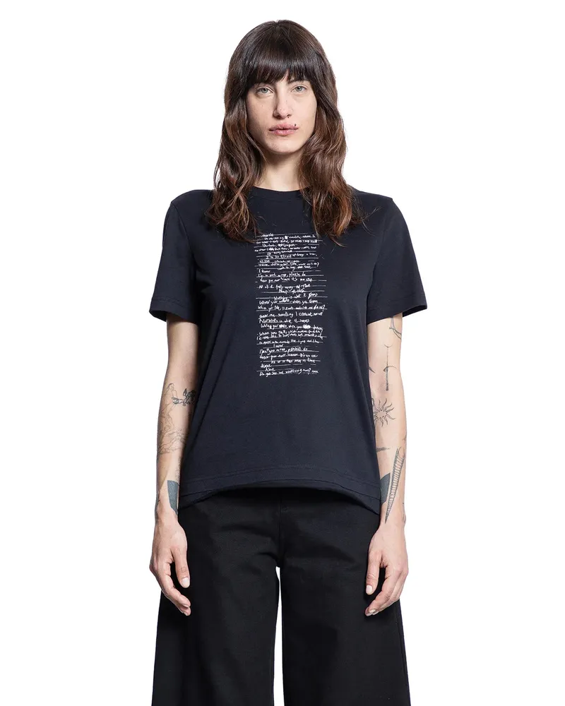 Moncler Willow Smith Collaboration Printed T-Shirt Black