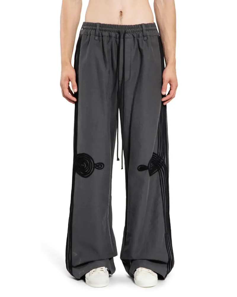 Song For The Mute Appliqué'' Pantaloni da Salotto Rilassati Black