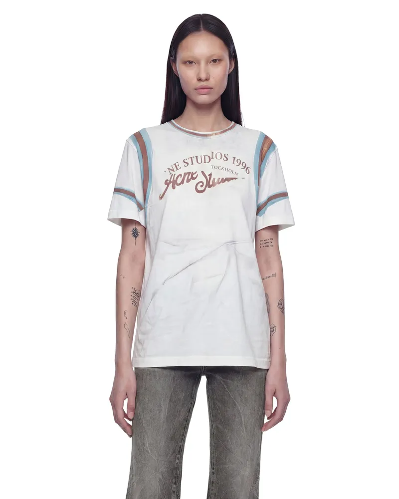 Acne Studios Graphic T-Shirt White