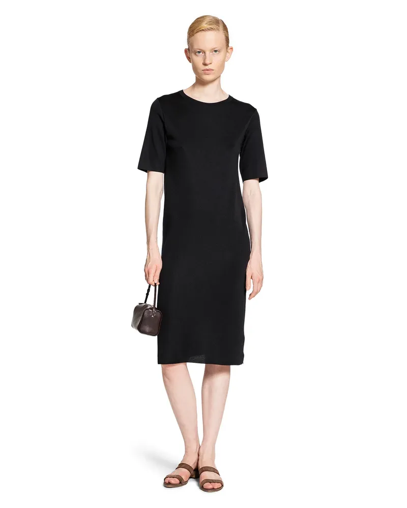 The Row Jorgina Dress Black