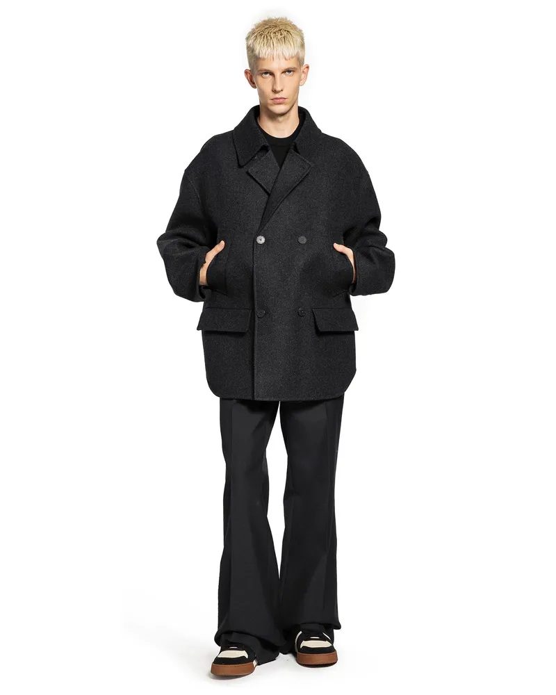 Fendi Wool Felt Blouson Jacket Black
