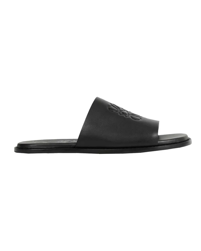 Loewe Flex Anagram Slides Black