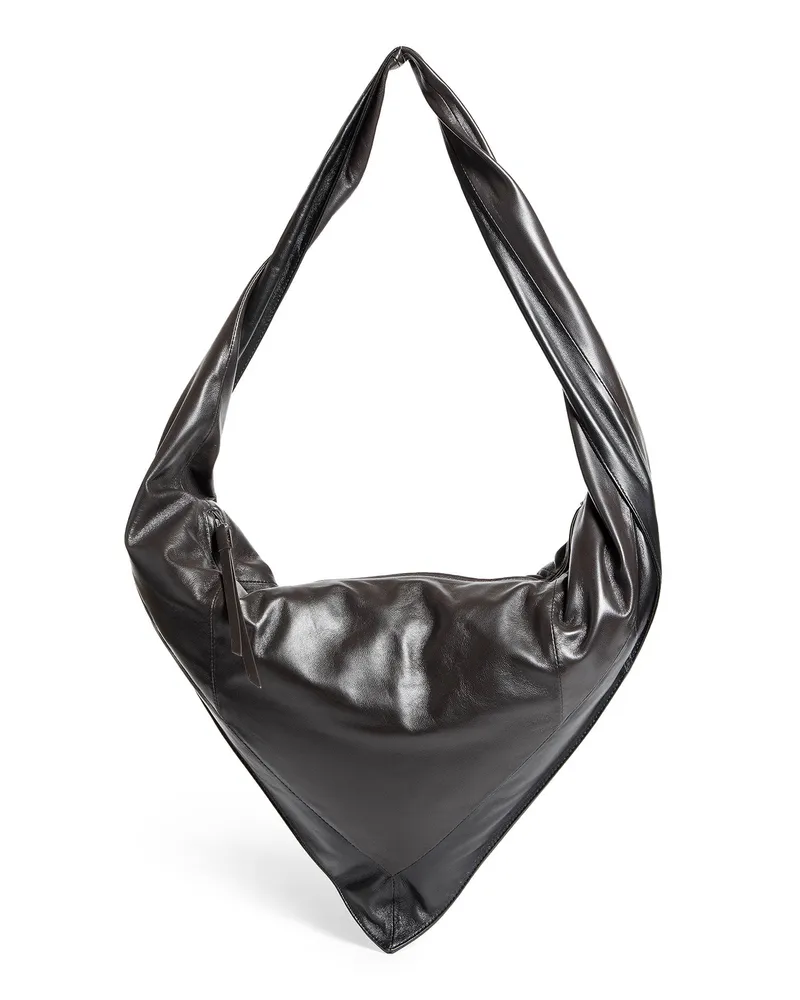 Christophe Lemaire Small Scarf Bag Black