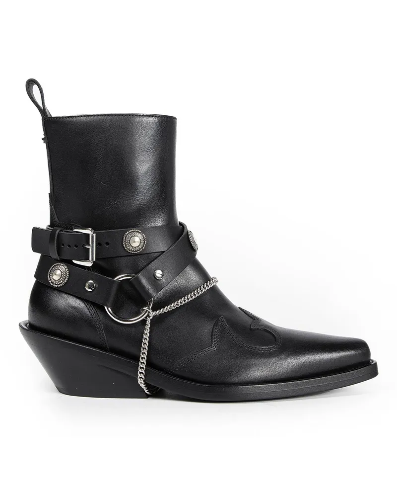 Ann Demeulemeester COWHIDE LEATHER Black