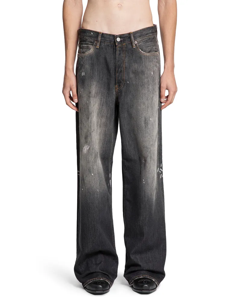 Acne Studios Loose Fit Jeans 1981 Black