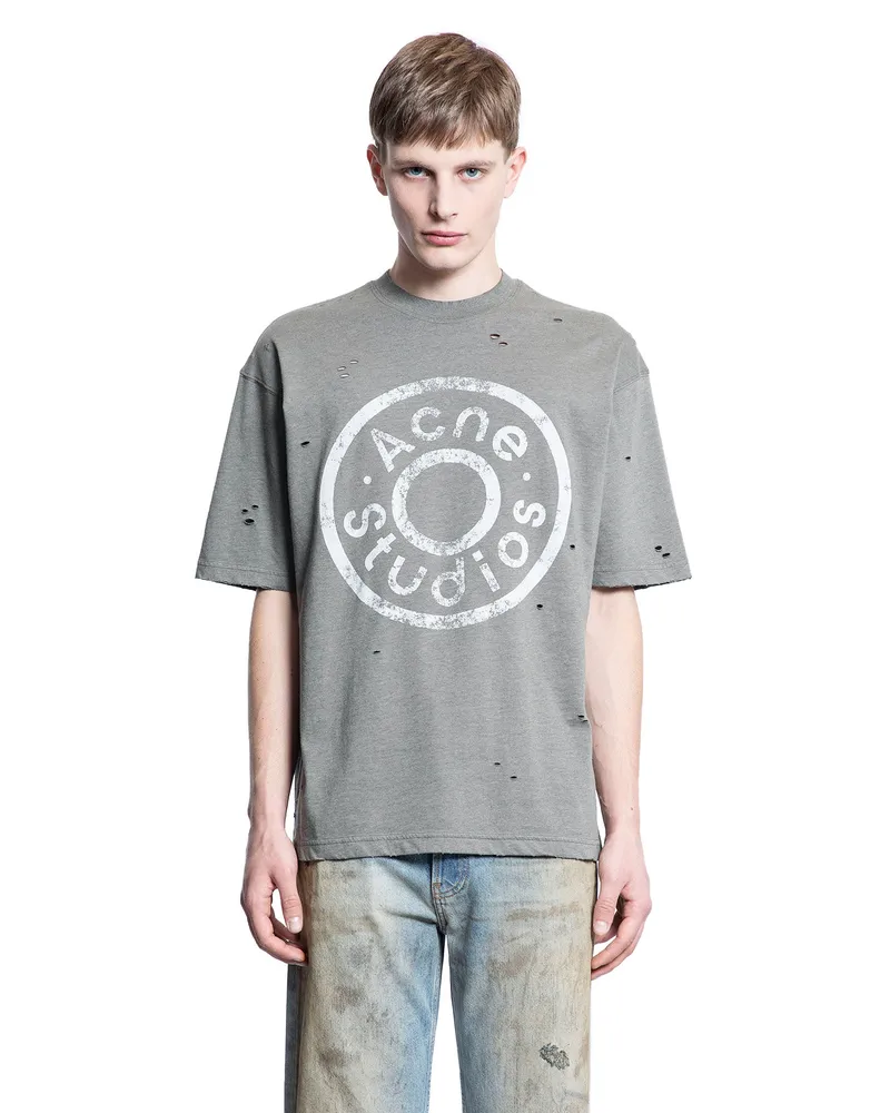Acne Studios MAN GREEN T-SHIRTS & TANK TOPS