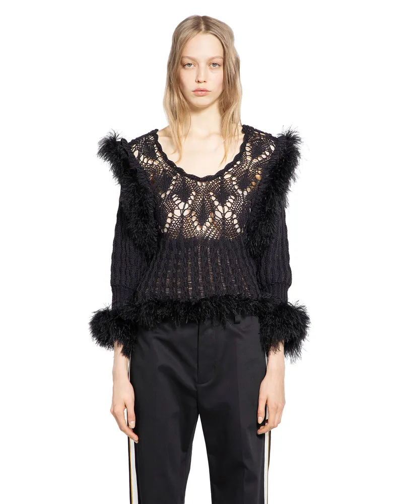 Ann Demeulemeester Dudu Sweater Black