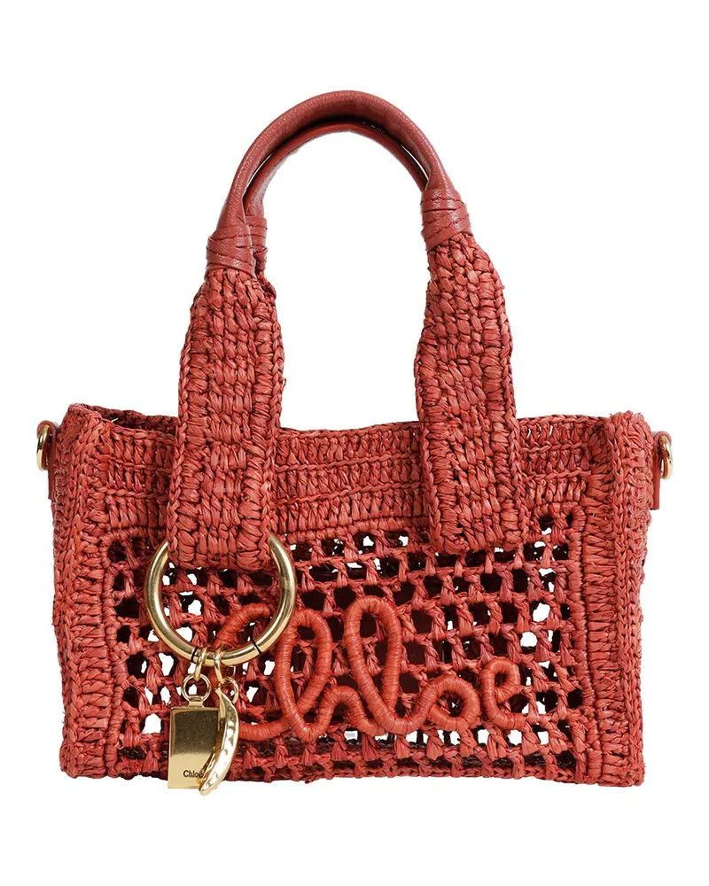 Chloé Summer Banana Tote Bag Red