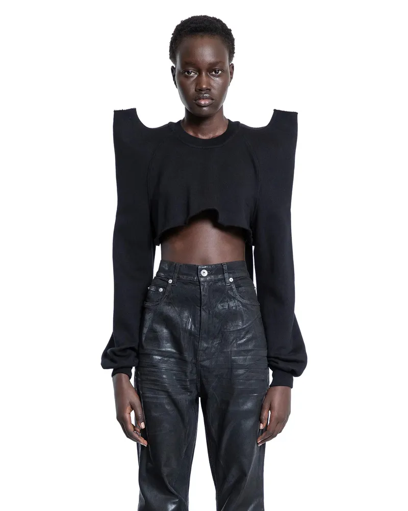 DRKSHDW by Rick Owens Hollywood Cropped Tecsweat Black