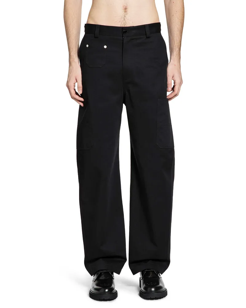 Givenchy Couture Seam Cargo Trousers Black