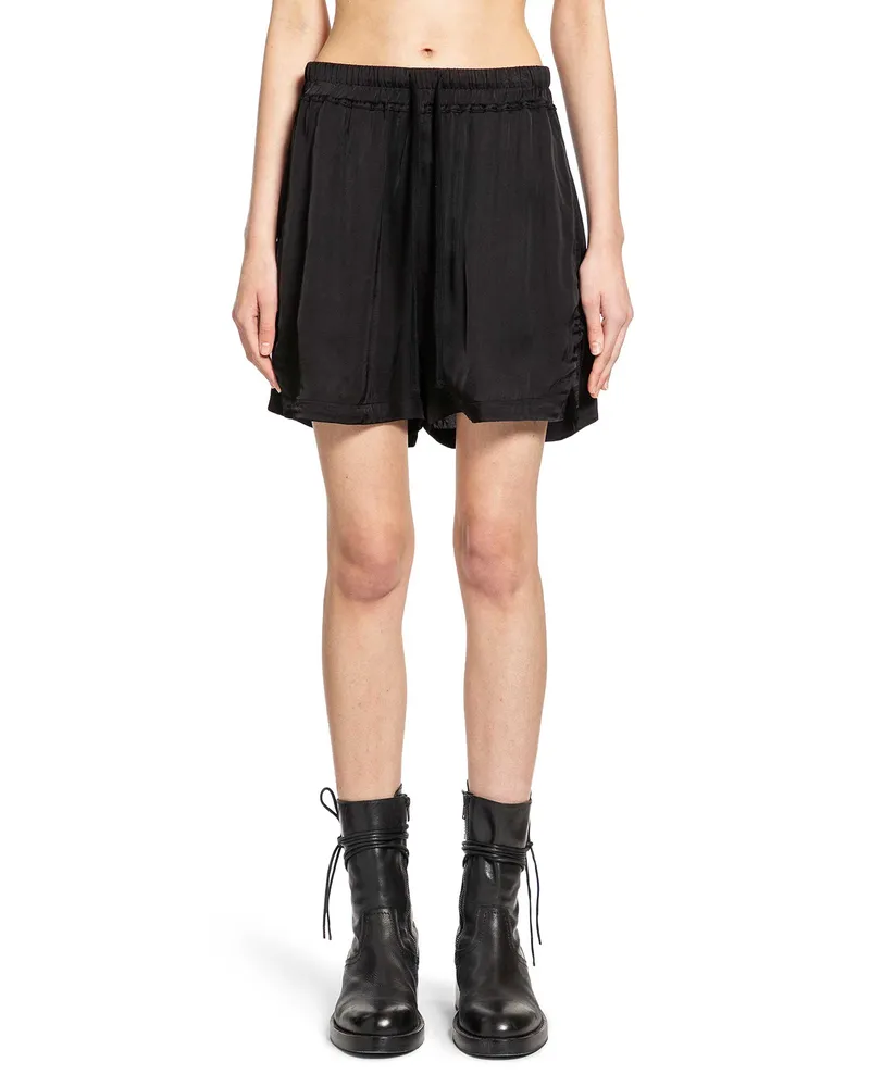 THOM KROM Sateen Look Shorts Black