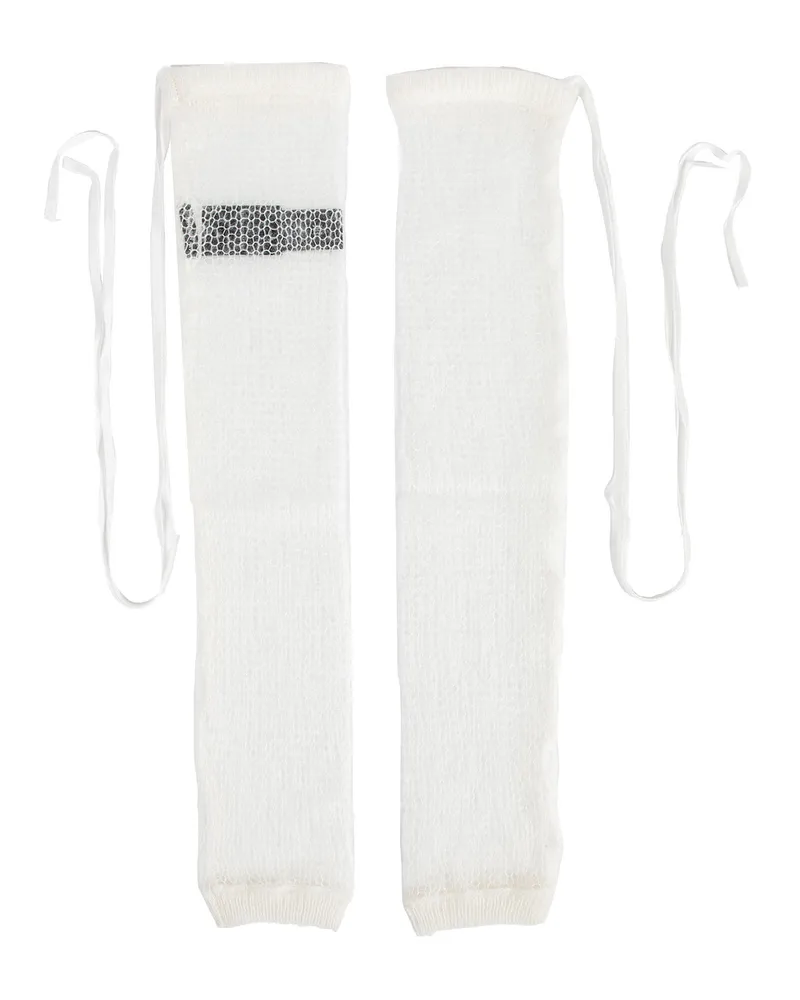 Ann Demeulemeester Blasius Leg Warmers White