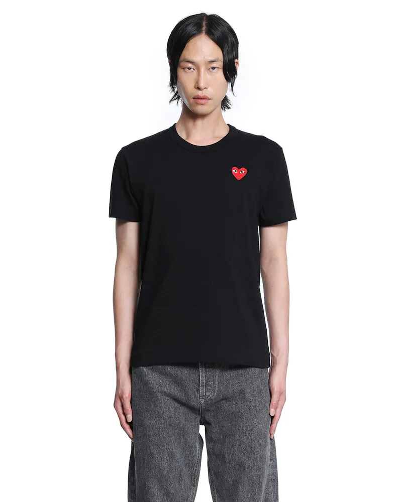 Comme des Garçons Signature Heart T-Shirt Black