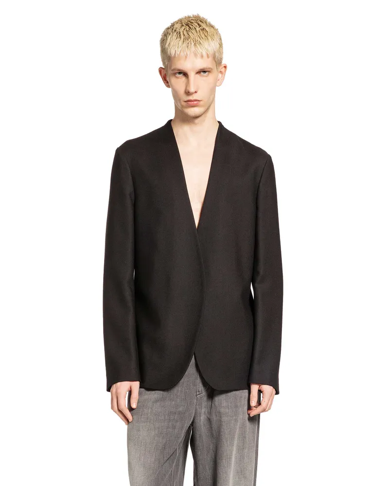 Maison Margiela Colllarless Blazer Black