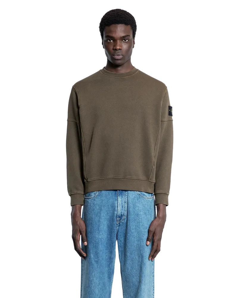 Stone Island MAN GREEN SWEATSHIRTS Green