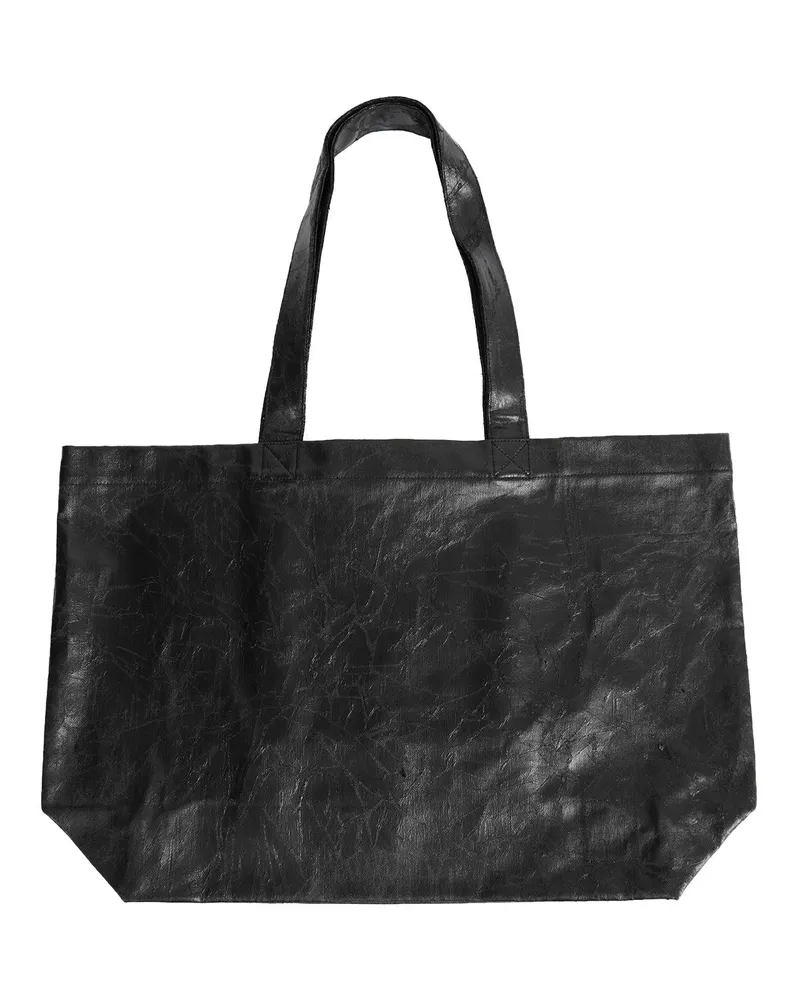 DRKSHDW by Rick Owens Temple Shopper in Megacrust Denim Black