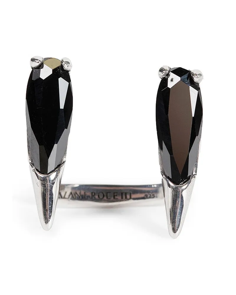 Alan Crocetti Sharp Viper Ear Mouth Cuff Silver