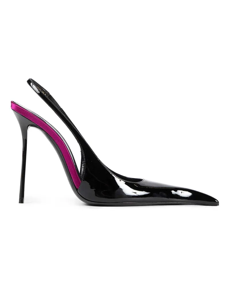 Saint Laurent Amalia Slingback Pumps Black